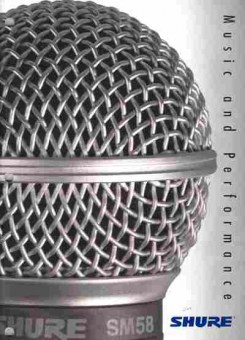 Каталог Shure Music and Performance, 54-555, Баград.рф